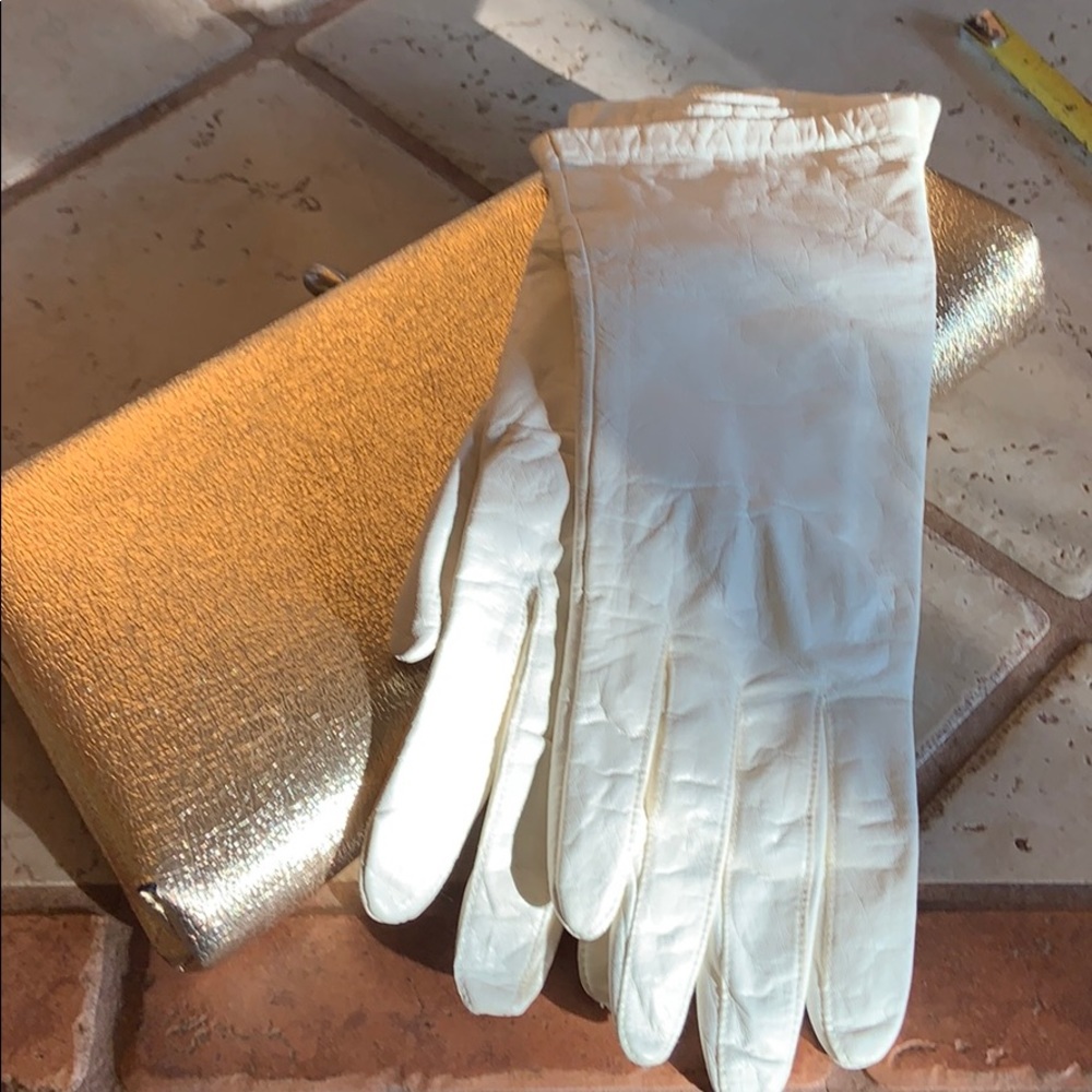 VINTAGE Gold Clutch - Picture 7 of 7